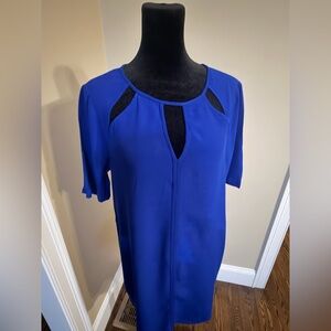 Indigo Blue BCBG Dress with Cutout Details